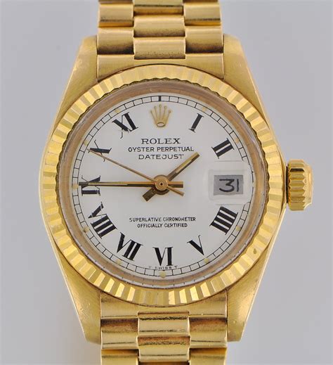 rolex ladies oyster perpetual 18k gold|rolex oyster perpetual date price.